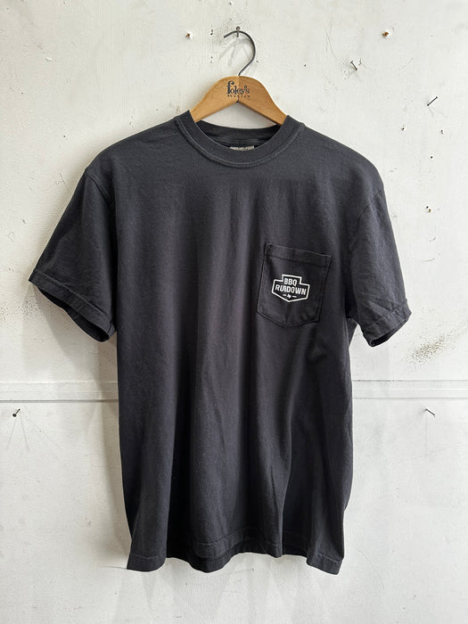 BBQ Rubdown Logo Pocket Tee - Black