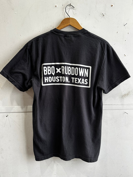 BBQ Rubdown Logo Pocket Tee - Black