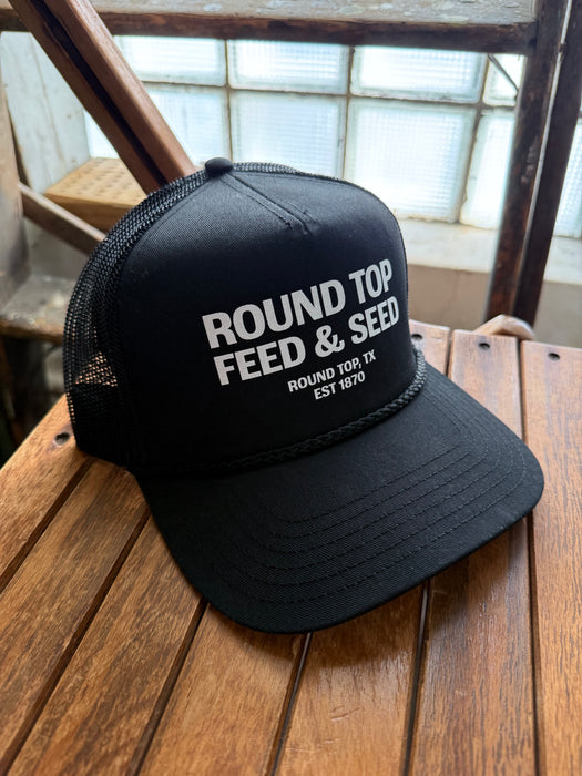 Round Top Feed & Seed - 5 Panel Profile Hat