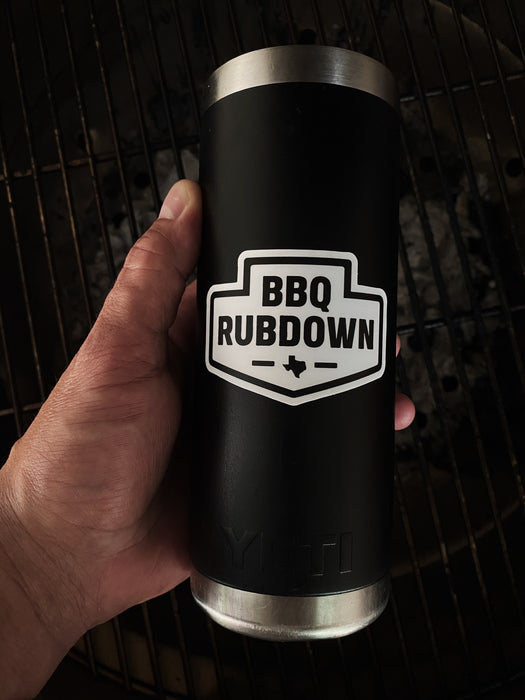 BBQ Rubdown Arrowhead Logo Sticker